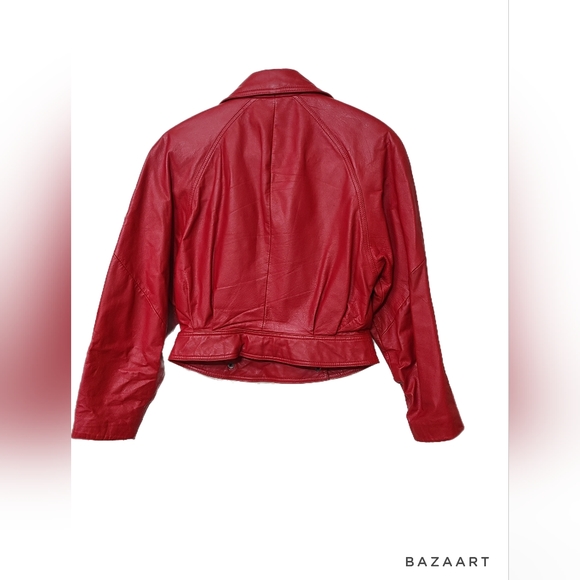 * Vintage 80s Wilson's Leather Jacket - Picture 2 of 7